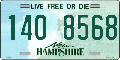 NH license plate 1408568