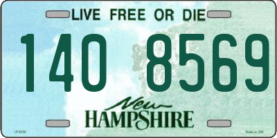 NH license plate 1408569