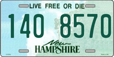 NH license plate 1408570