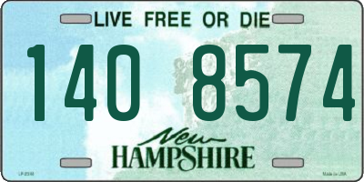 NH license plate 1408574