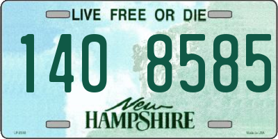 NH license plate 1408585