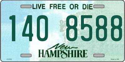 NH license plate 1408588