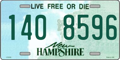 NH license plate 1408596