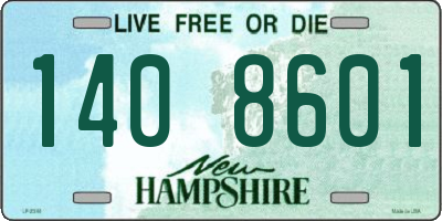 NH license plate 1408601
