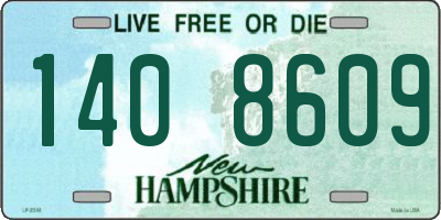 NH license plate 1408609