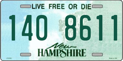 NH license plate 1408611