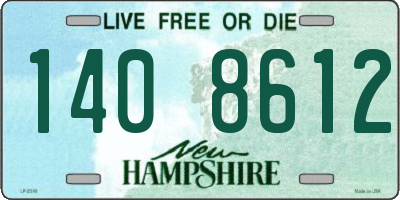 NH license plate 1408612