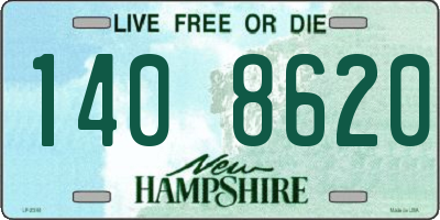 NH license plate 1408620