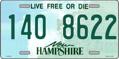 NH license plate 1408622