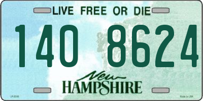 NH license plate 1408624