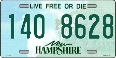 NH license plate 1408628