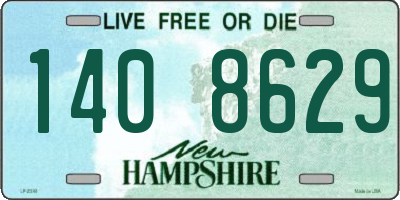 NH license plate 1408629