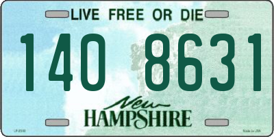 NH license plate 1408631