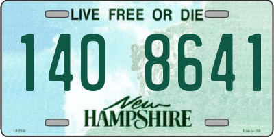NH license plate 1408641