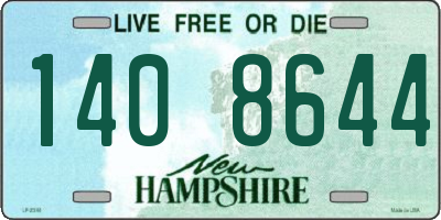 NH license plate 1408644