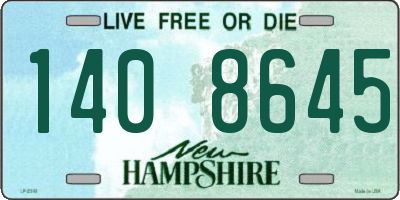 NH license plate 1408645