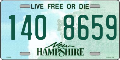 NH license plate 1408659