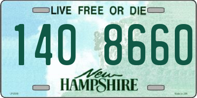 NH license plate 1408660