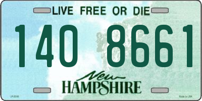 NH license plate 1408661