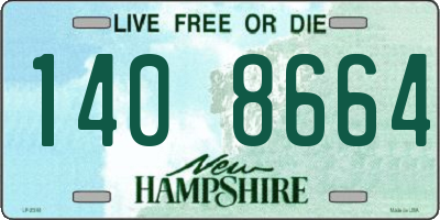 NH license plate 1408664