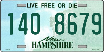 NH license plate 1408679