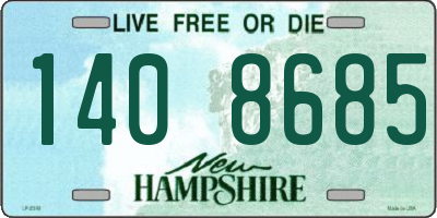 NH license plate 1408685