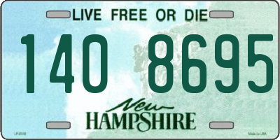 NH license plate 1408695
