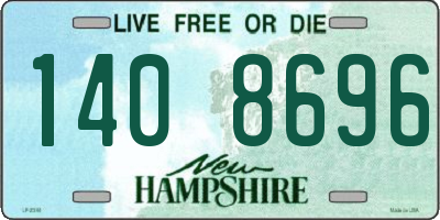 NH license plate 1408696