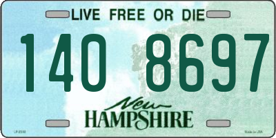NH license plate 1408697