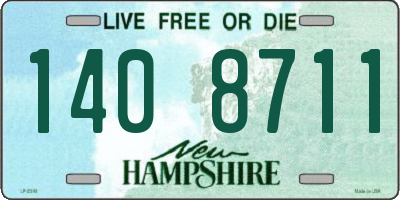 NH license plate 1408711