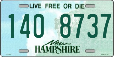 NH license plate 1408737