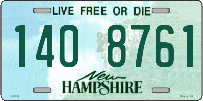 NH license plate 1408761