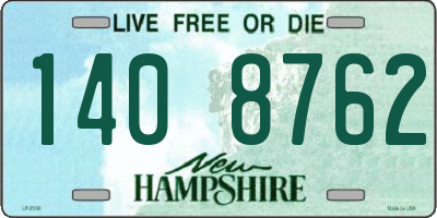 NH license plate 1408762