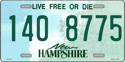 NH license plate 1408775