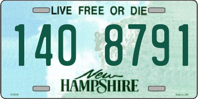 NH license plate 1408791