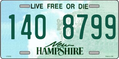 NH license plate 1408799
