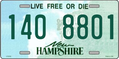 NH license plate 1408801