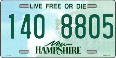 NH license plate 1408805