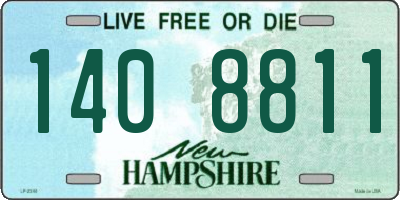 NH license plate 1408811