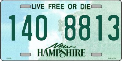 NH license plate 1408813