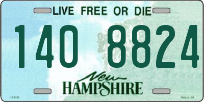NH license plate 1408824