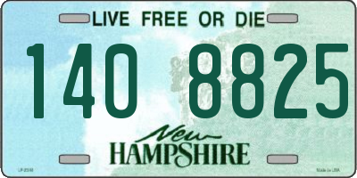 NH license plate 1408825