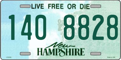 NH license plate 1408828