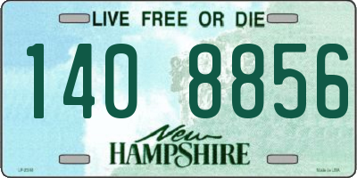 NH license plate 1408856