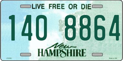 NH license plate 1408864