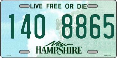 NH license plate 1408865