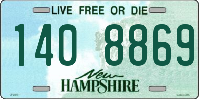NH license plate 1408869