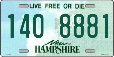 NH license plate 1408881