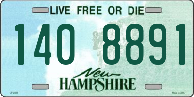 NH license plate 1408891