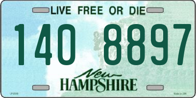 NH license plate 1408897
